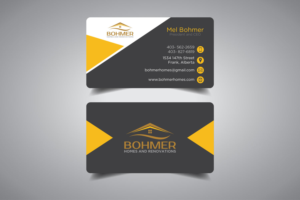 Business Card Design by promax58 for Bohmer Homes and Renovations  | Design: #14303500