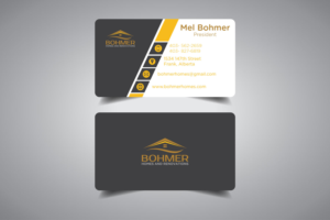 Business Card Design by promax58 for Bohmer Homes and Renovations  | Design: #14328220