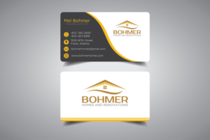 Business Card Design by promax58 for Bohmer Homes and Renovations  | Design: #14329498
