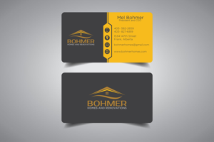Business Card Design by promax58 for Bohmer Homes and Renovations  | Design: #14343992