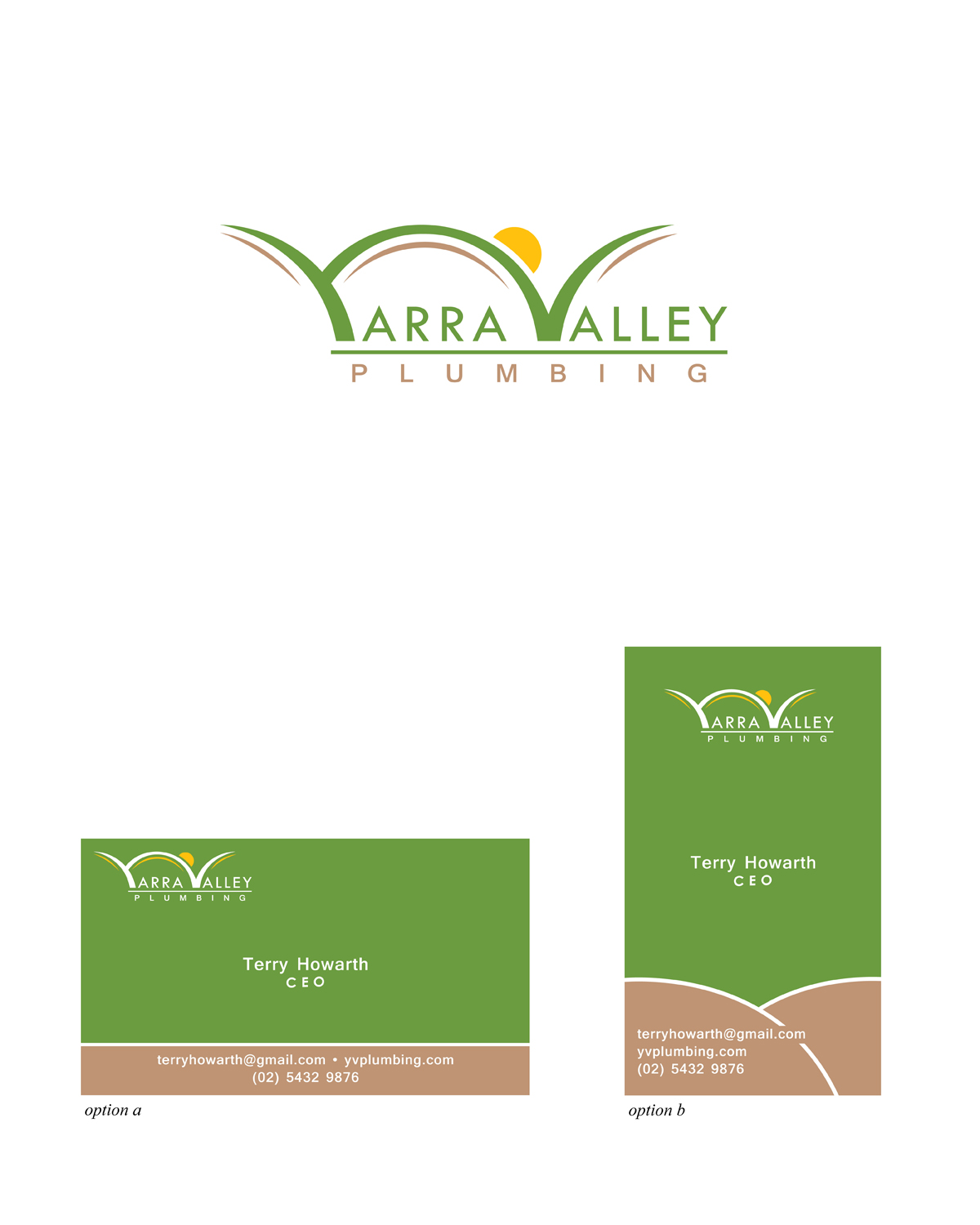 Logo Design by MoonFeather for Yarra valley plumbing | Design #12887471