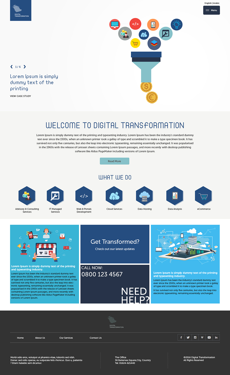 Web Design by Kreative Ideaz for Digital Transformation LLC | Design #12895695