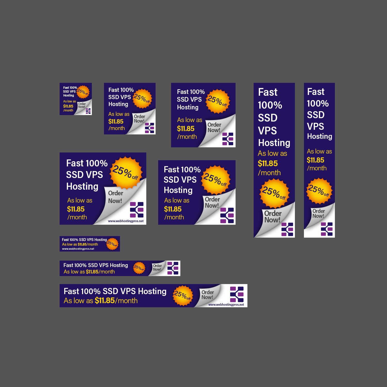 Banner Ad Design by jccalida for Web Hosting Pros | Design #12964296