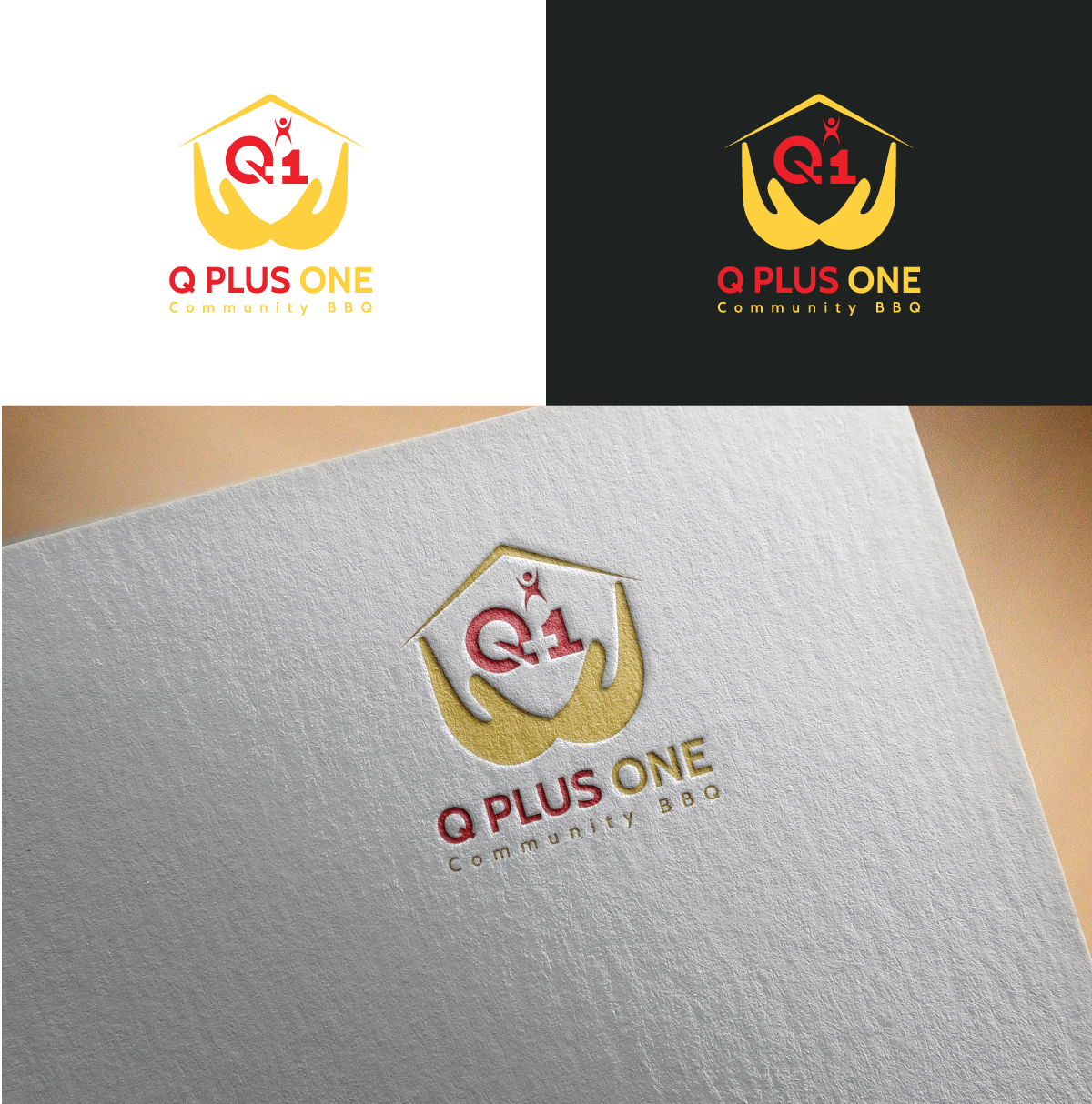 Logo Design by designeye for Q+1 | Design #12898666