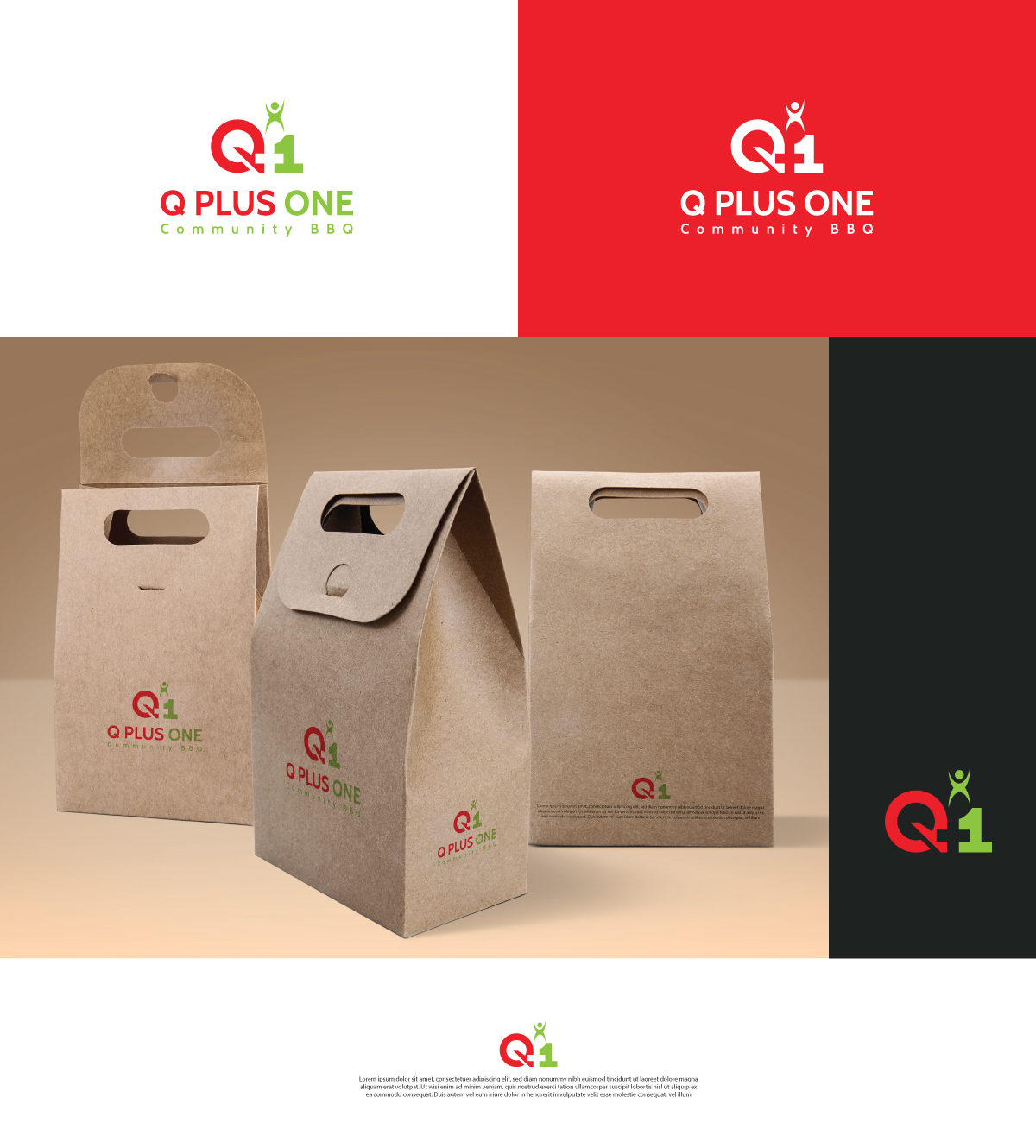 Logo Design by designeye for Q+1 | Design #12899855