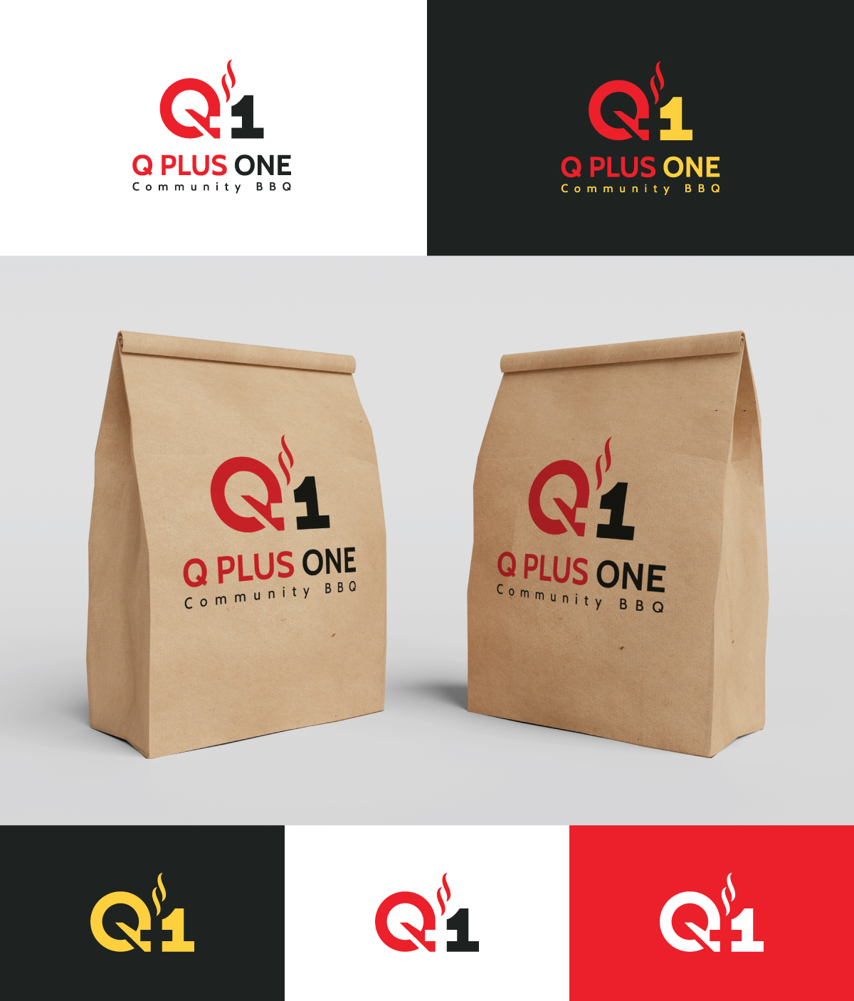 Logo Design by designeye for Q+1 | Design #12985754