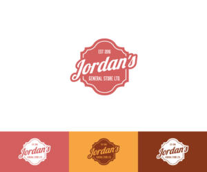 Jordan's General Store Ltd. est 2016 | Logo-Design von VGB