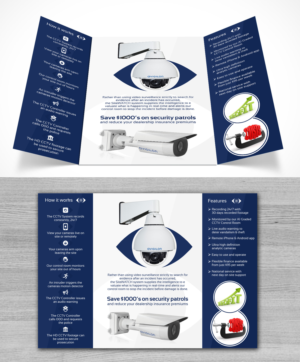 Gatefold CCTV Brochure for vehicle dealerships | Diseño de Brochure por ecorokerz