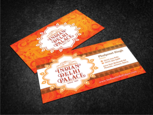 Indian Delhi Palace Business Card | Visitenkarten-Design von Sandaruwan