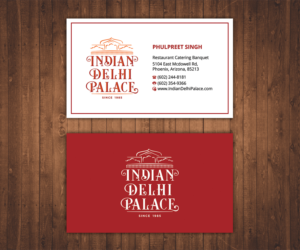 Indian Delhi Palace Business Card | Visitenkarten-Design von Stylez Designz
