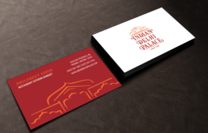 Indian Delhi Palace Business Card | Visitenkarten-Design von chandrayaan.creative