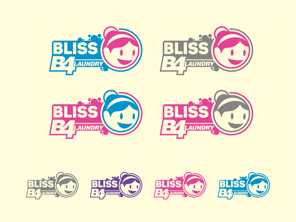 Logo Design by Bee Bee for Bliss B4 Laundry | Design #12924150
