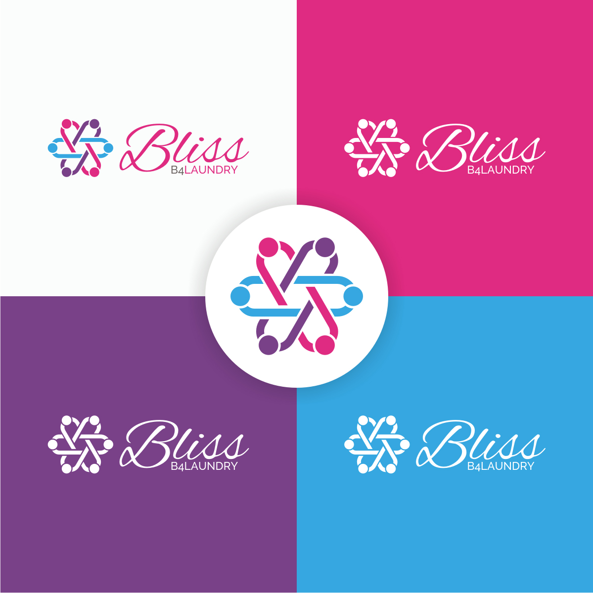 Logo Design by graphicssquare for Bliss B4 Laundry | Design #12899247