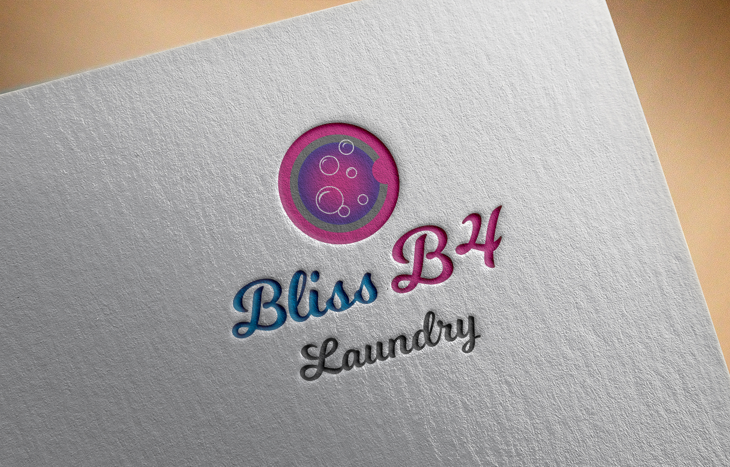 Logo Design by Nilufa Lima for Bliss B4 Laundry | Design #12906661