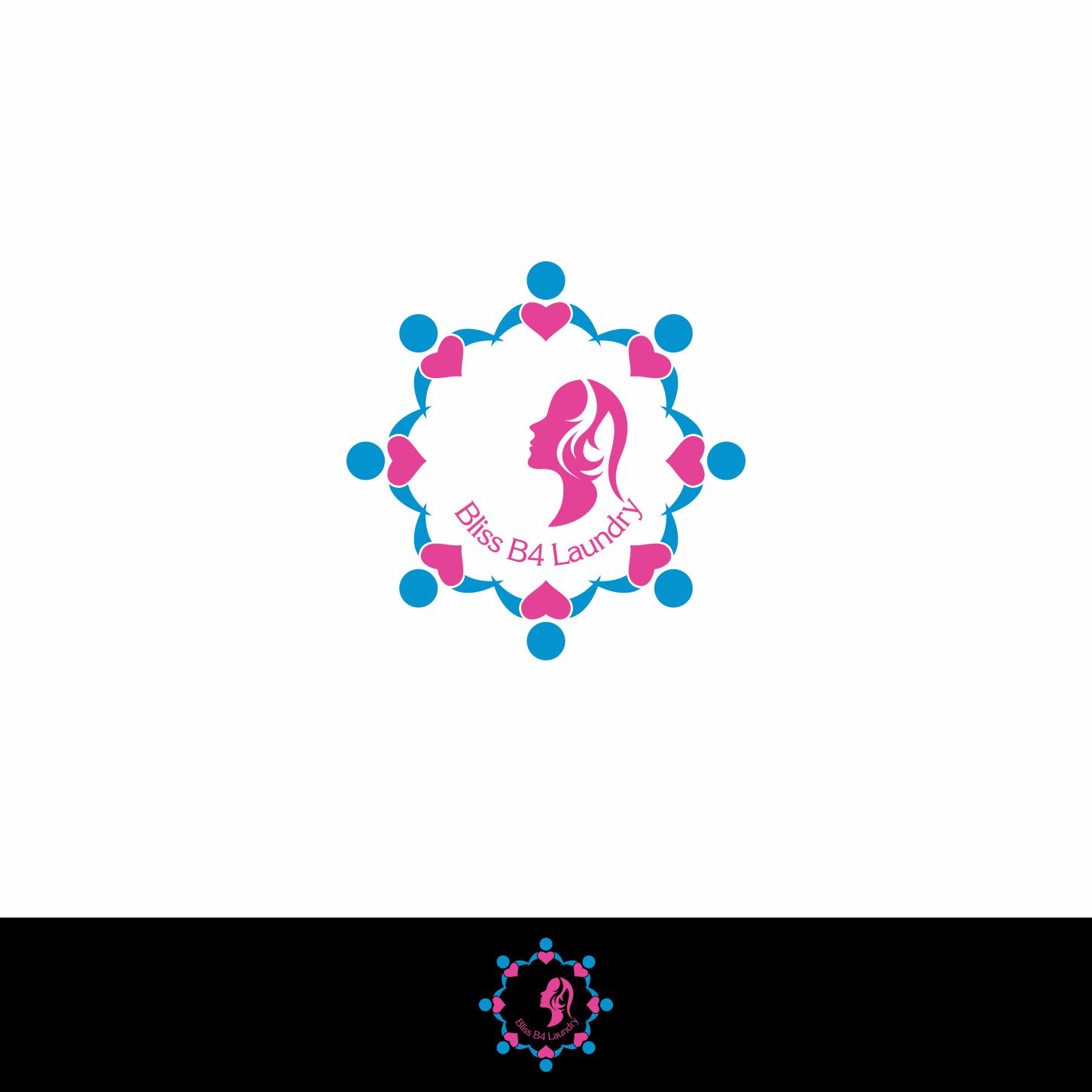 Logo Design by ev. for Bliss B4 Laundry | Design #12929386