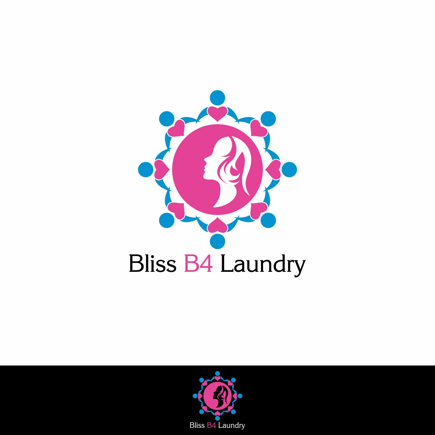 Logo Design by ev. for Bliss B4 Laundry | Design #12929393