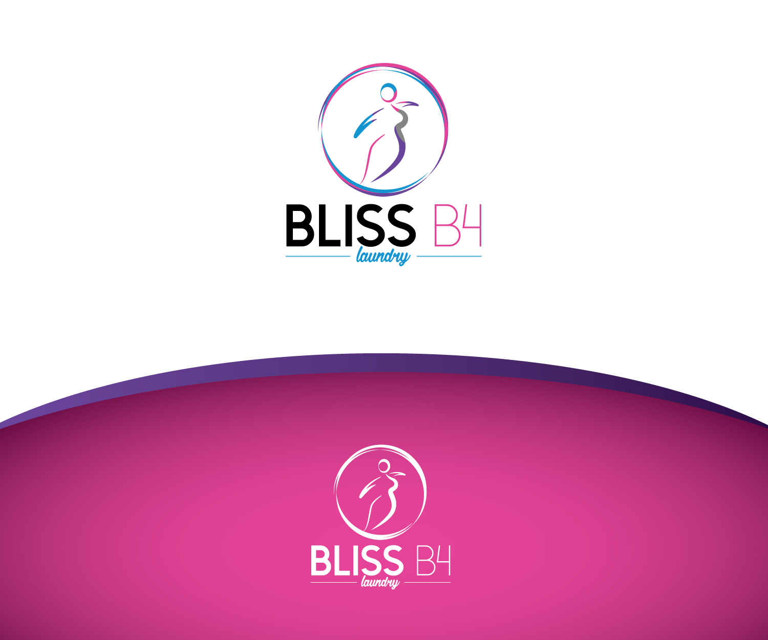 Logo Design by FLoc! Studio for Bliss B4 Laundry | Design #12881619