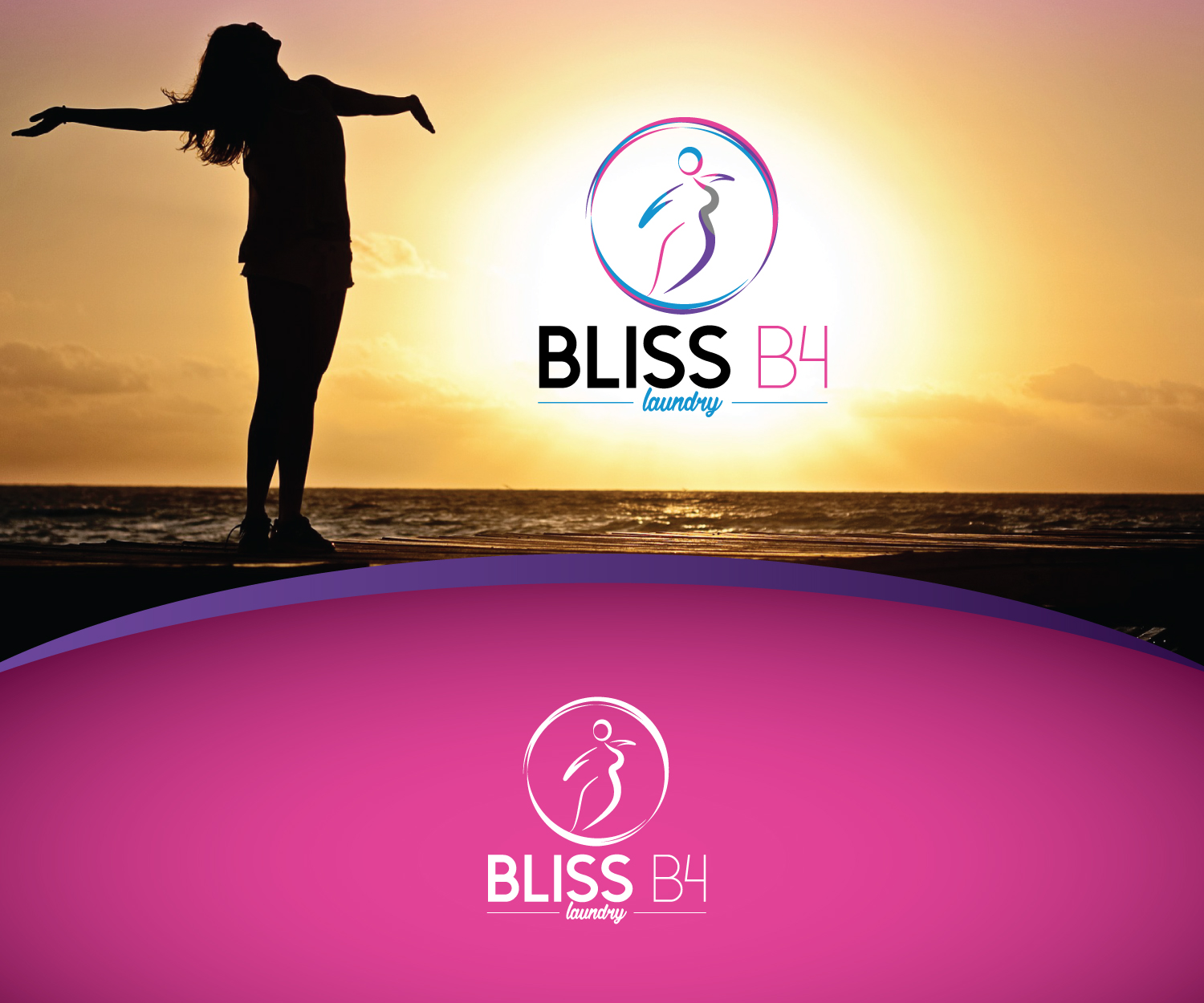Logo Design by FLoc! Studio for Bliss B4 Laundry | Design #12881620