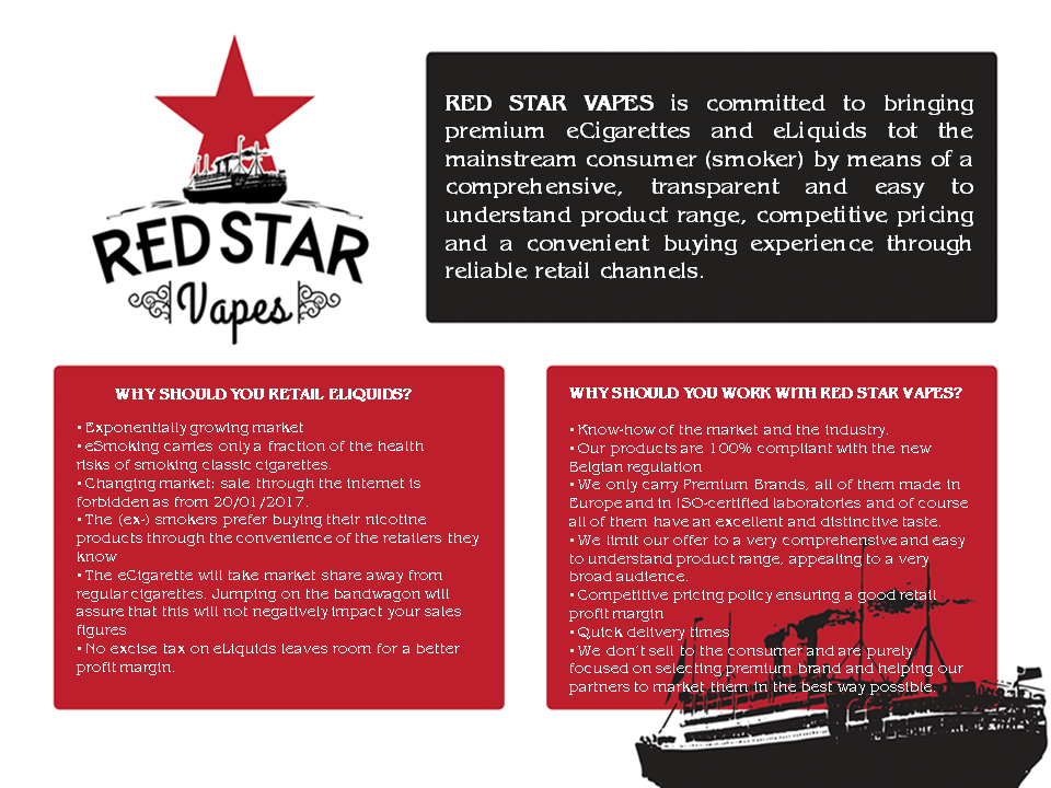 Print Design by Rozita for Red Star Vapes | Design #12895840