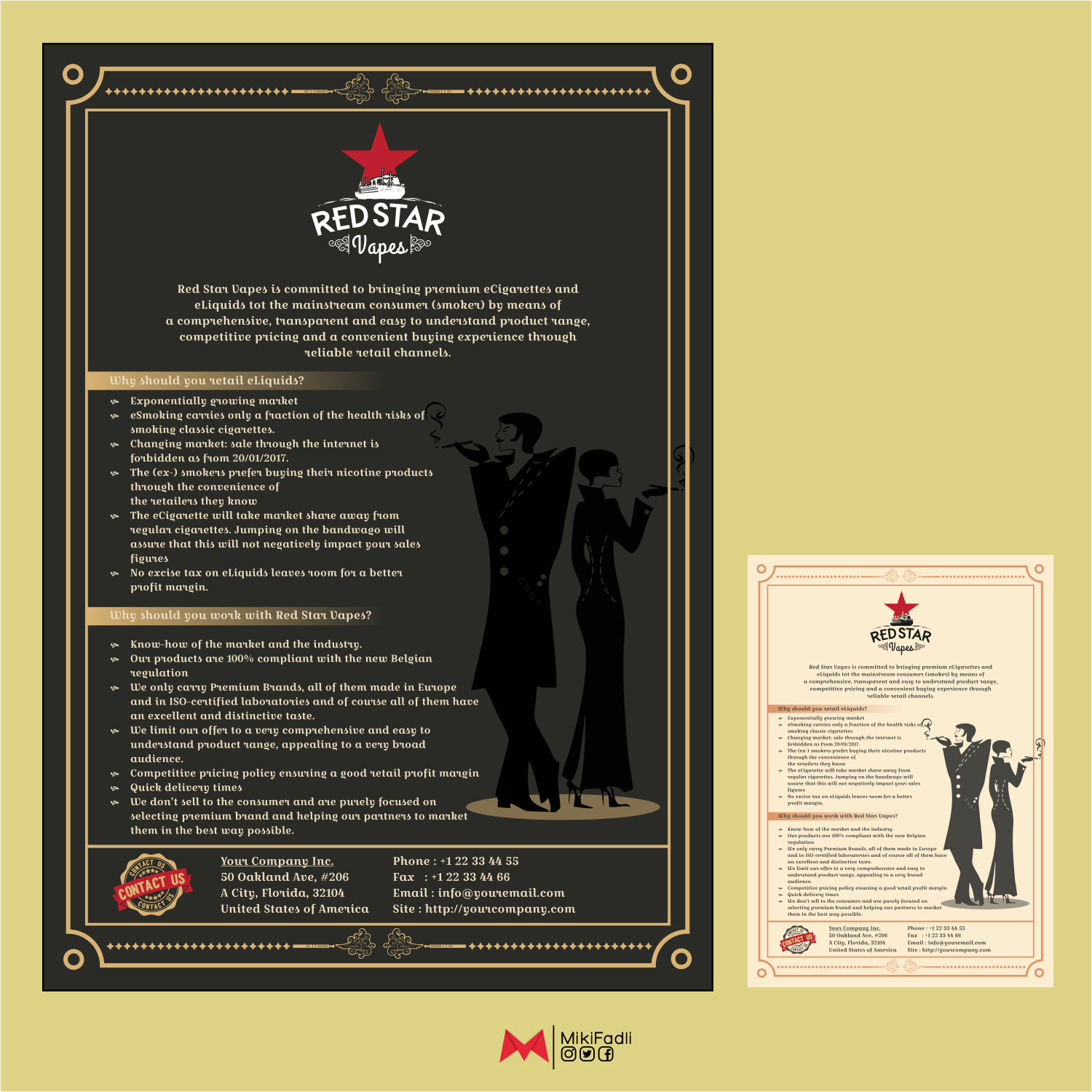 Print Design by mikifadli for Red Star Vapes | Design #12920377