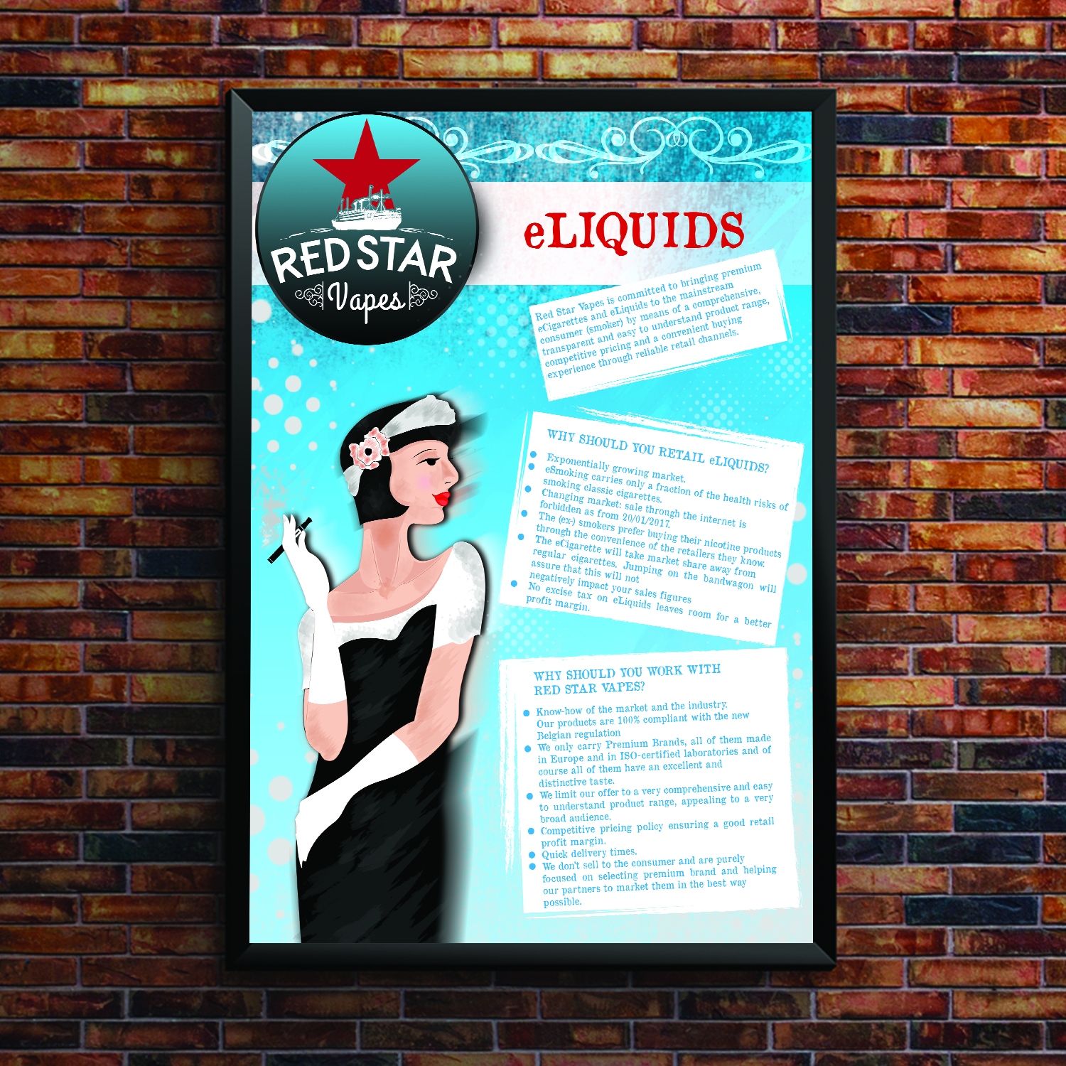 Print Design by SAI DESIGNS for Red Star Vapes | Design #12924789