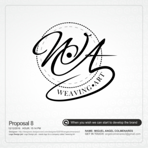 Logo Design by angelcolmenares3 for Weaving Art | Design: #12991293