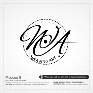 Logo Design by angelcolmenares3 for Weaving Art | Design: #12991294