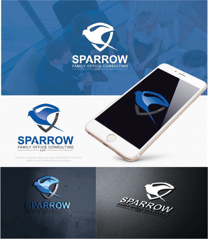 Logo Design by 8colors for Sparrow Family Office Consulting LLC | Design: #12884408