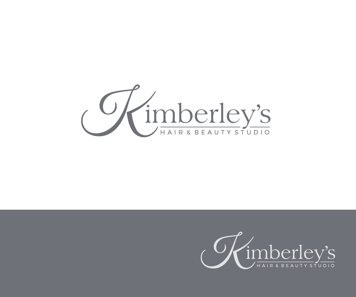 Logo Design by carina_designs for Kimberley's hair and beauty studio | Design #12955916