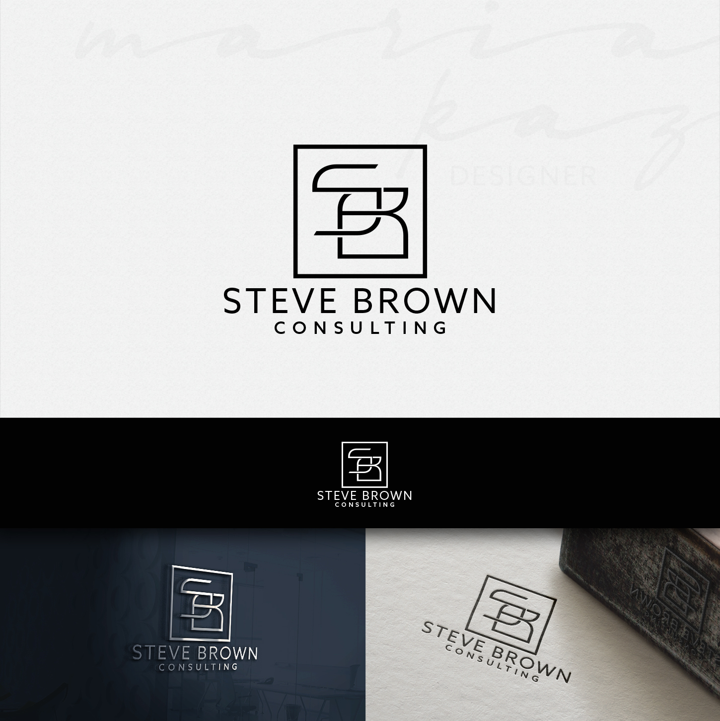 Logo Design by maria-kaz for Steve Brown Consulting, LLC | Design #12986333