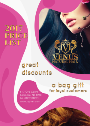 Flyer Design by gooddesign for Venus Natural Hair | Design: #12896799