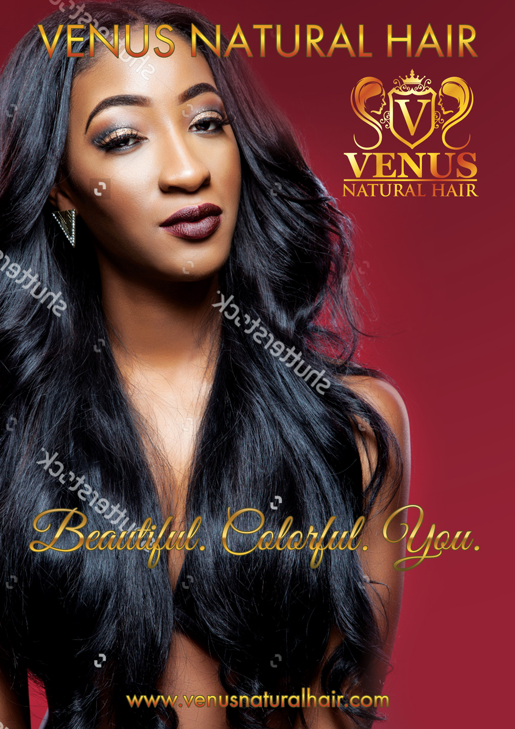 Flyer Design by leuchi for Venus Natural Hair | Design #12904500