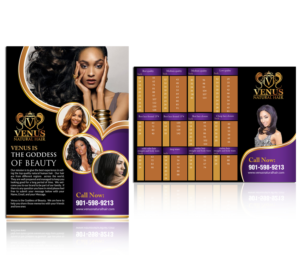Flyer Design by creative.bugs for Venus Natural Hair | Design: #12926512