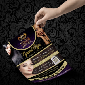 Flyer Design by ANDINA GRAPHIC DEVELOPMENTS for Venus Natural Hair | Design #12916408