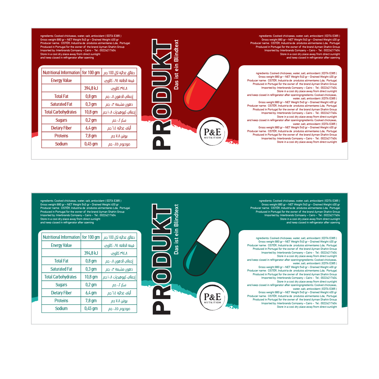 Verpackungs-Design von AccuSource für P&E Nutrition | Design #13002827