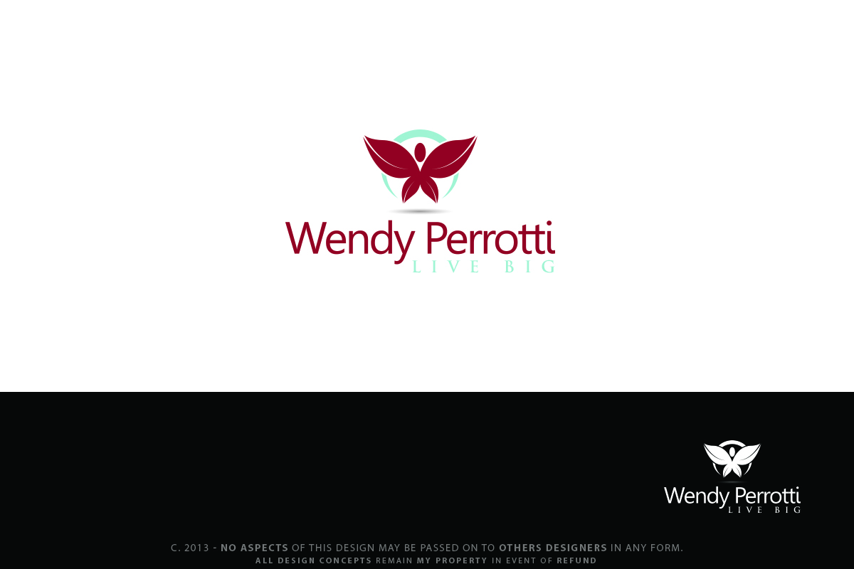 Logo Design by Senseless for Wendy Perrotti LIVE BIG | Design #2465502