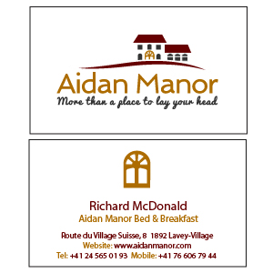 Logo-Design von Thomasdesign für Aidan Manor Bed and Breakfast | Design #13381315