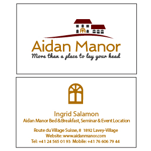 Logo-Design von Thomasdesign für Aidan Manor Bed and Breakfast | Design #13402804