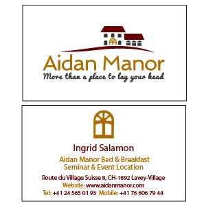 Logo-Design von Thomasdesign für Aidan Manor Bed and Breakfast | Design #13423609