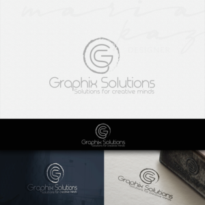 Diseño de Logo por maria-kaz para Graphix Solutions | Diseño: #12922358