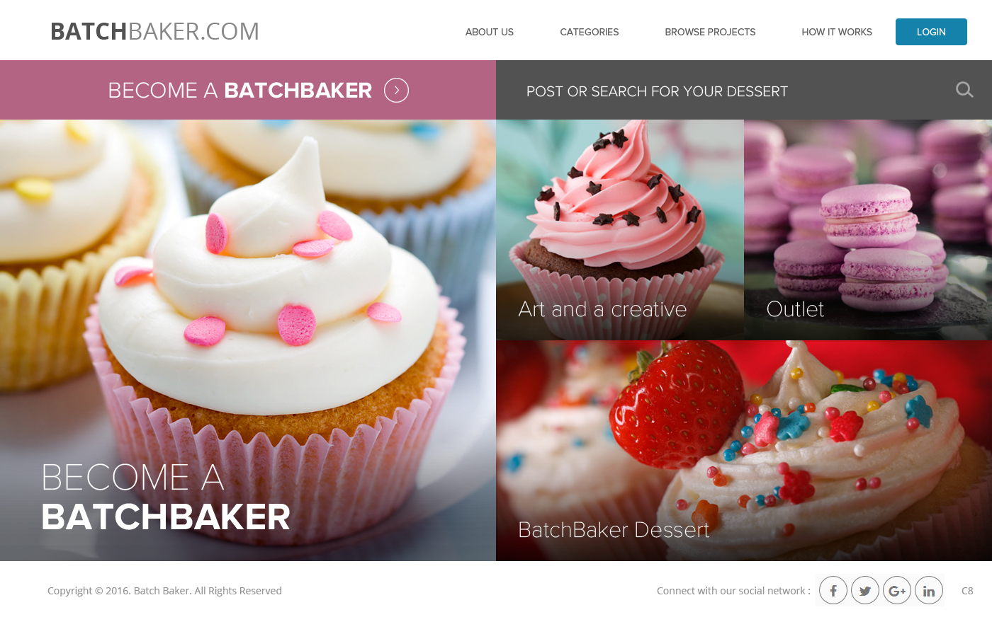 Web-Design von pb für BatchBaker.com | Design #12893976