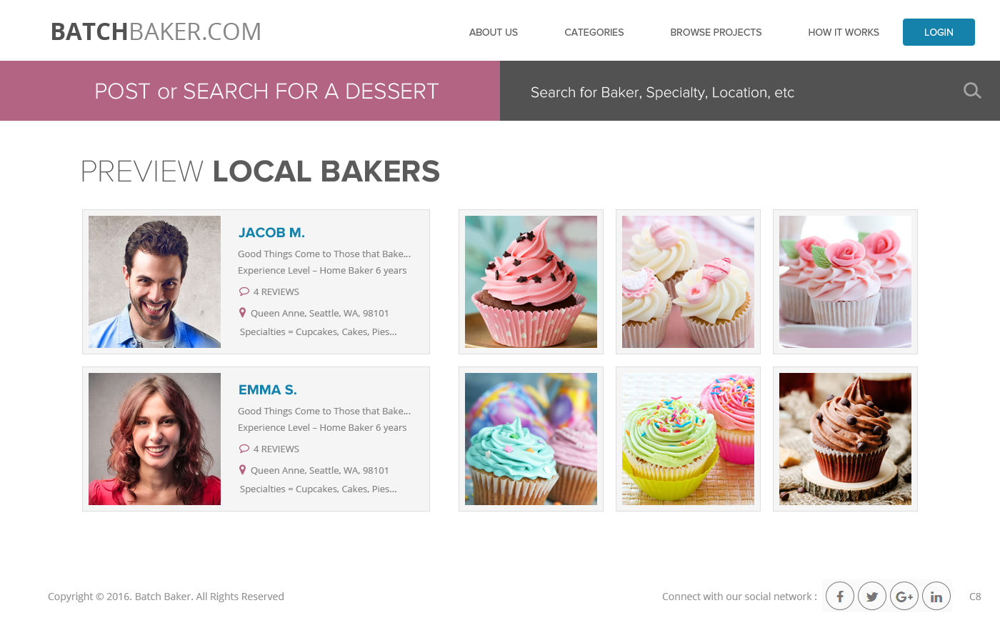 Web-Design von pb für BatchBaker.com | Design #12893977