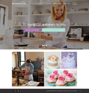 Web Design by pb for BatchBaker.com | Design: #12893978