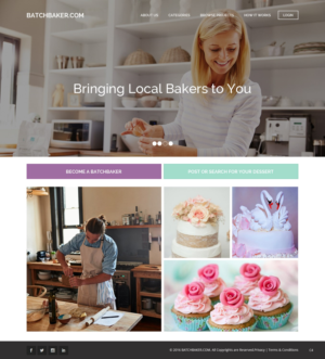 Web Design by pb for BatchBaker.com | Design: #12893980
