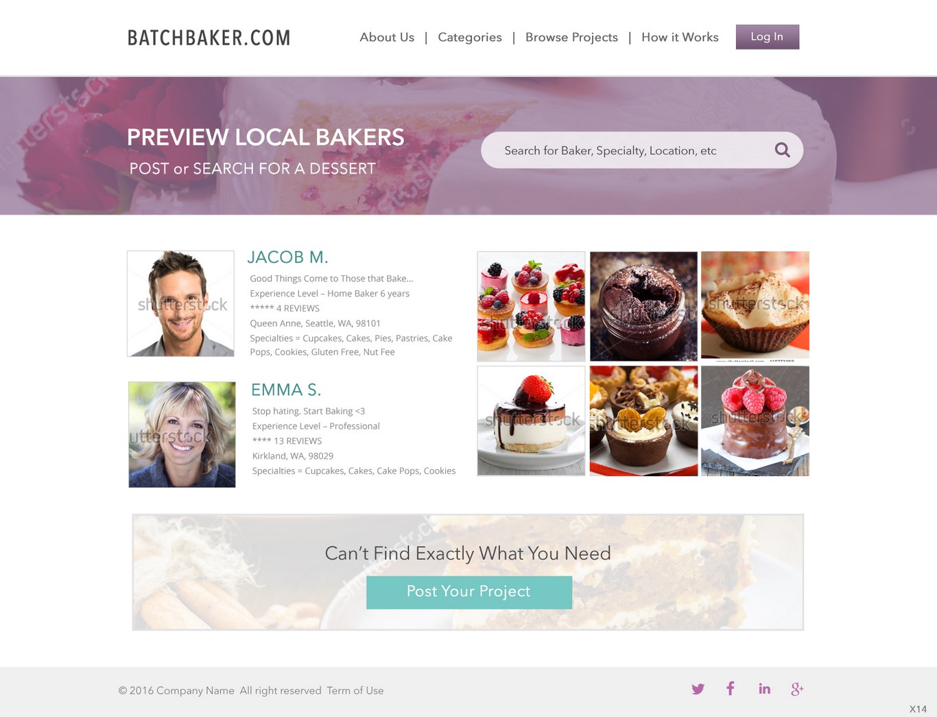 Web-Design von pb für BatchBaker.com | Design #12893987