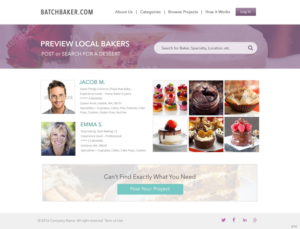 Web Design by pb for BatchBaker.com | Design: #12893987