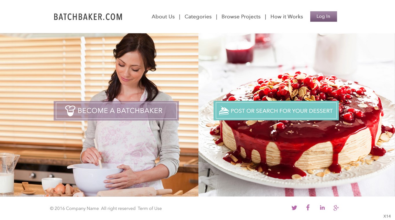 Web-Design von pb für BatchBaker.com | Design #12893988