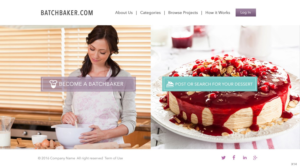 Web Design by pb for BatchBaker.com | Design: #12893988