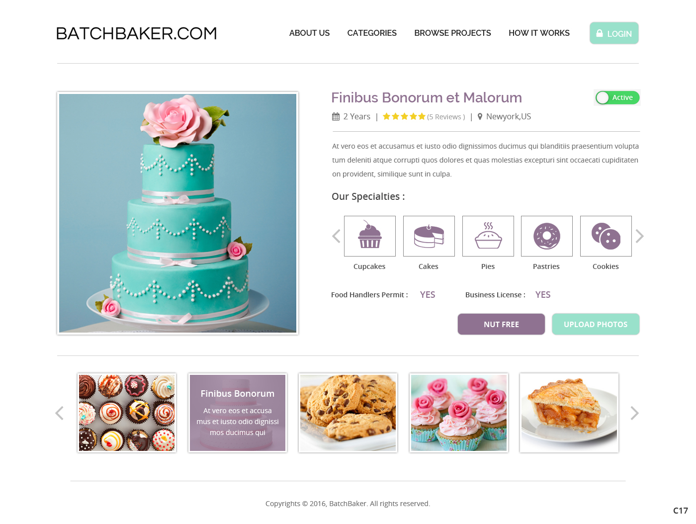 Web-Design von pb für BatchBaker.com | Design #12893993