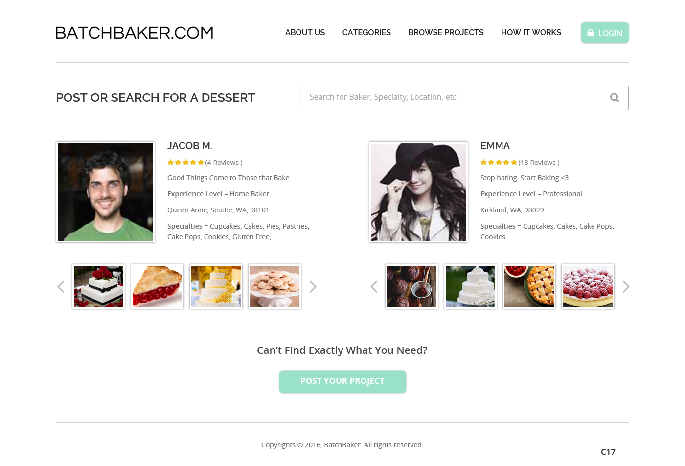 Web-Design von pb für BatchBaker.com | Design #12893995